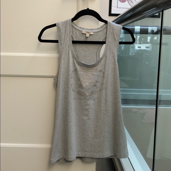 Burberry Gray Tank Top - Picture 1 of 6